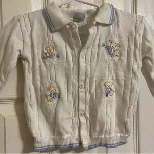 Vintage McBaby Puppy Cardigan